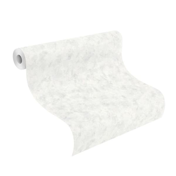 tapet i papper 218022 enfärgad tapet 53 x 1005 cm Rasch Selection grå