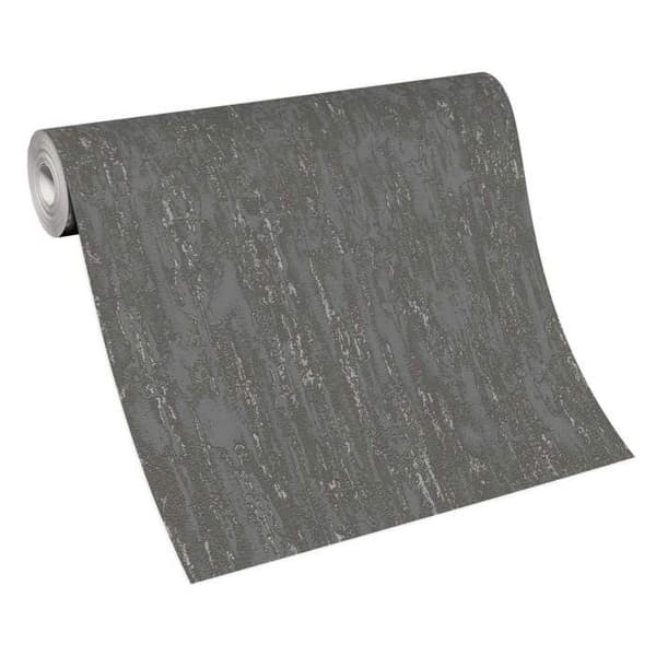 vinyl expanderat 10226-15 non-woven tapet struktur 0.53 x 10.05 m Erismann Finesse svart