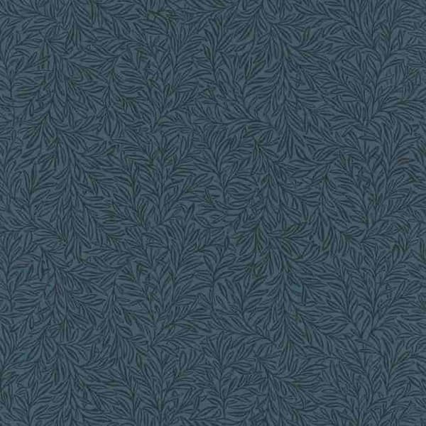 Tapet - RASCH - Salisbury Marine Blad - Blommönster och växtmotiv - 10m x 0,52m