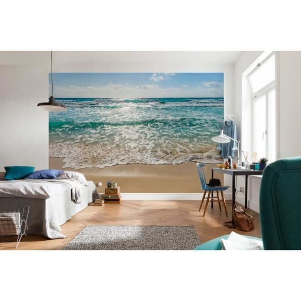Väggfoto - Komar - Seaside - 368 x 254 cm - Interiör - Blå