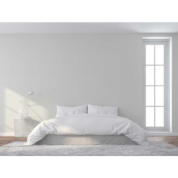 Enfärgad tapet M1-No.2583 | Non-woven tapet | Vit | Enfärgad