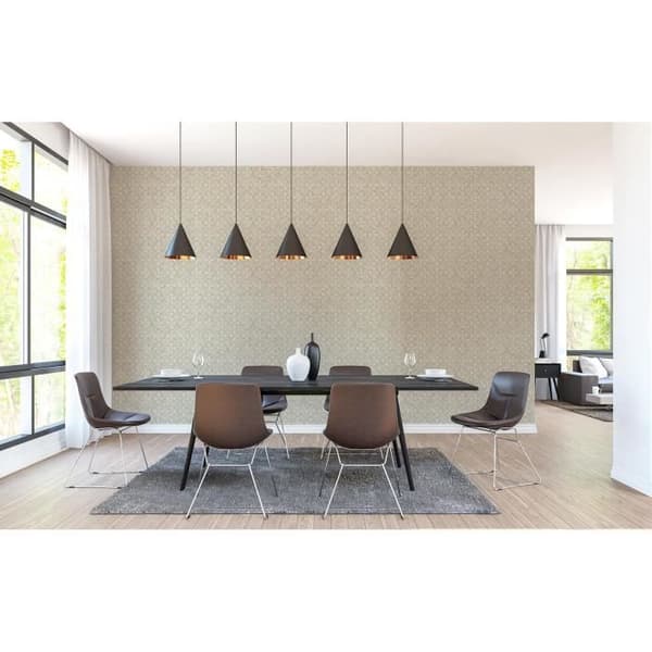 Grafiskt tapet Noan M1-No.2907 | Non-woven tapet | Svart | Crème | Geometrisk | Punkter