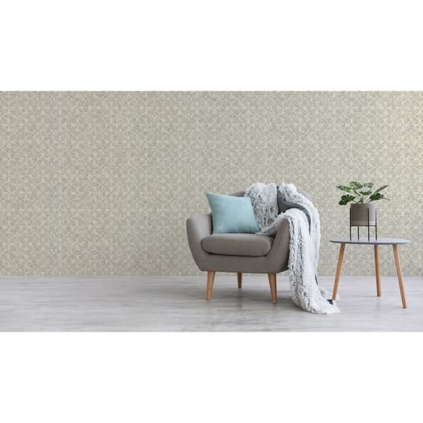 Grafiskt tapet Noan M1-No.2907 | Non-woven tapet | Svart | Crème | Geometrisk | Punkter
