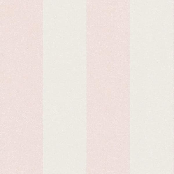 Tapet randigt Lio M1-No.479 | Non-woven tapet | Rosa | Kräm | Randigt tapet