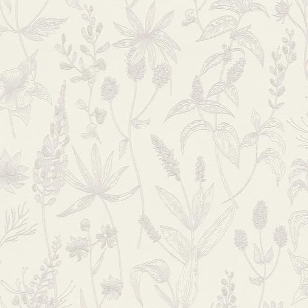 Tapet blommor Valentin M1-No.2999 | Non-woven tapet | Silver | Rosa | Blommig | Natur