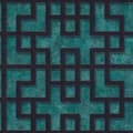 Miniatyrbild 4 av 4: Grafiskt tapet Noan M1-No.3090 | Vinyltapet | Petrol | Svart | Geometrisk | Modern