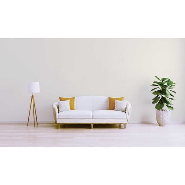 Enfärgat tapet M1-No.2491 | Non-woven tapet | Vit | Enfärgad