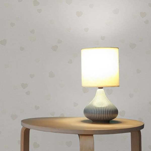 Tapet barnrum M1-No.2600 | Tapet | Beige | Ung | Hjärta