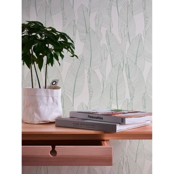 A.S. Creation Exotic Life 364971 non-woven tapet natur 0.53 m x 10.05 m grön