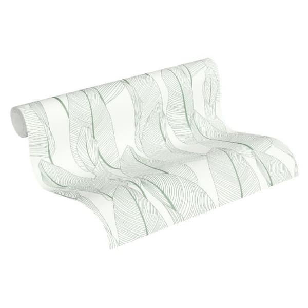 A.S. Creation Exotic Life 364971 non-woven tapet natur 0.53 m x 10.05 m grön