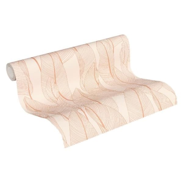 A.S. Creation Exotic Life 364973 non-woven tapet natur 0.53 m x 10.05 m rosa