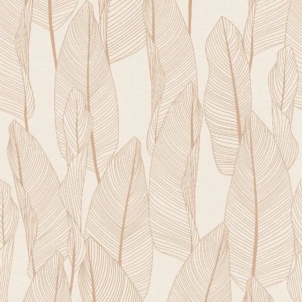 A.S. Creation Exotic Life 364973 non-woven tapet natur 0.53 m x 10.05 m rosa