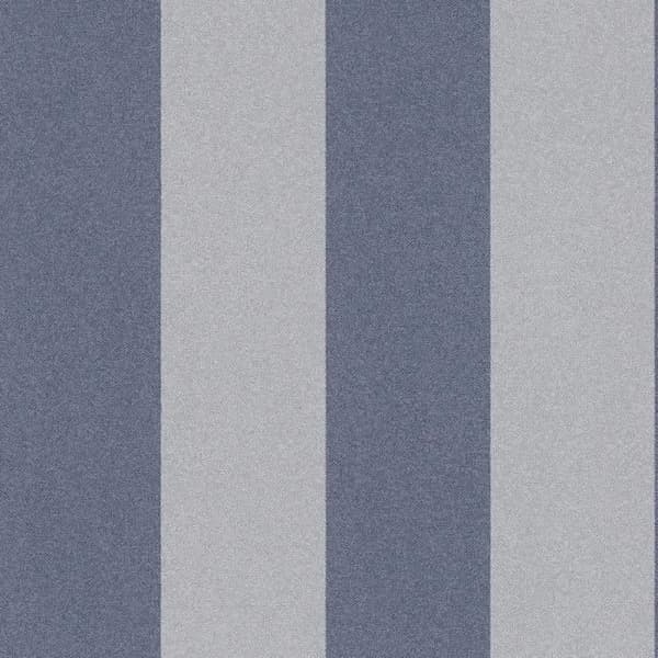 Papper tapet ränder Pepe M1-No.3170 | Non-woven tapet | Blå | Randigt tapet | Blockränder