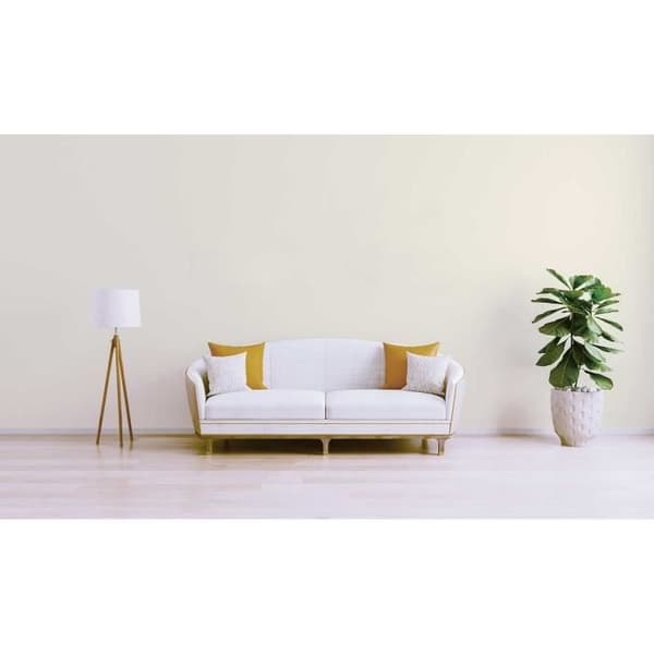 Enfärgat tapet M1-No.2493 | Non-woven tapet | Grädde | Enfärgad