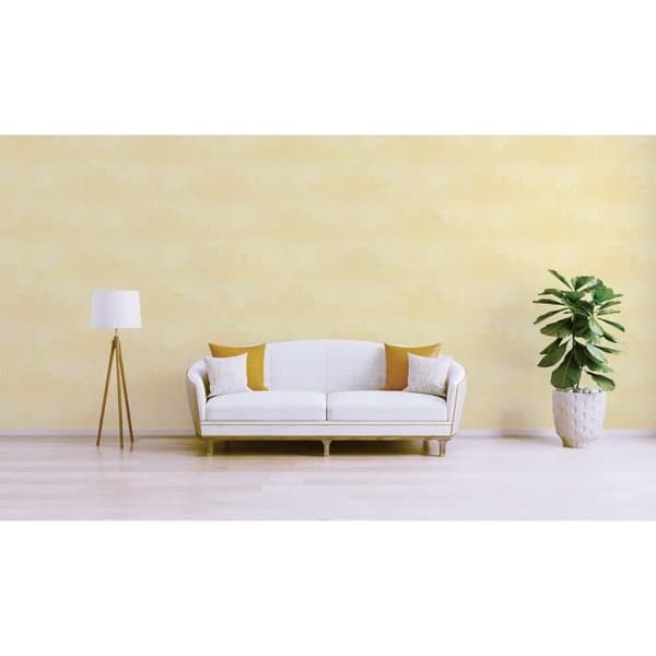 Enfärgat tapet M1-No.2975 | Non-woven tapet | Gul | Enfärgad