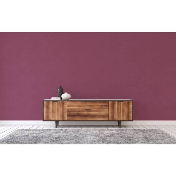 Enfärgade tapeter M1-No.3121 | Non-woven tapeter | Lila | Enfärgad