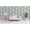 Miniatyrbild 3 av 4: Tapet Skog och löv Ginevra M1-No.217 | Non-woven tapet | Grön | Crème | Designer tapet | Blommig