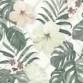 Miniatyrbild 4 av 4: Tapet Skog och löv Ginevra M1-No.217 | Non-woven tapet | Grön | Crème | Designer tapet | Blommig