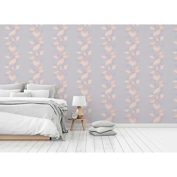 Tapet blommor Florentin M1-No.1298 | Non-woven tapet | Rosa | Blå | Blommig