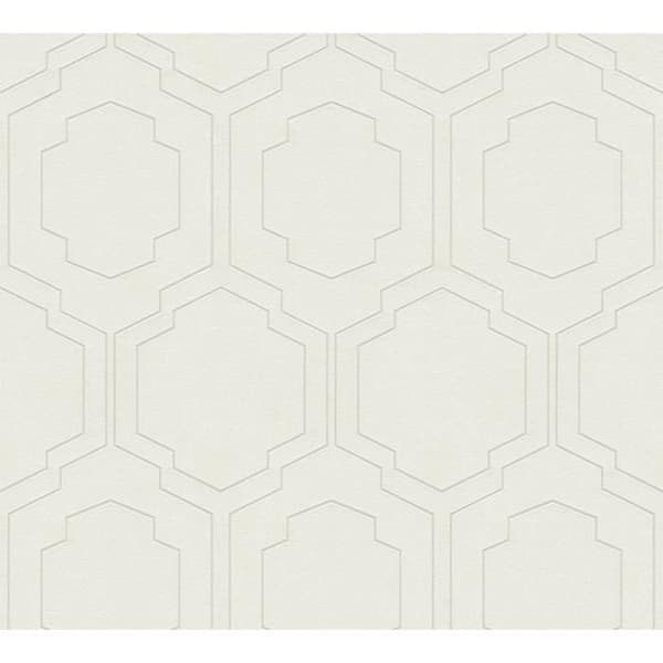 Grafisk tapet Tino M1-No.1678 | Vinyltapet | Creme | Metallisk | Geometrisk | Moderne