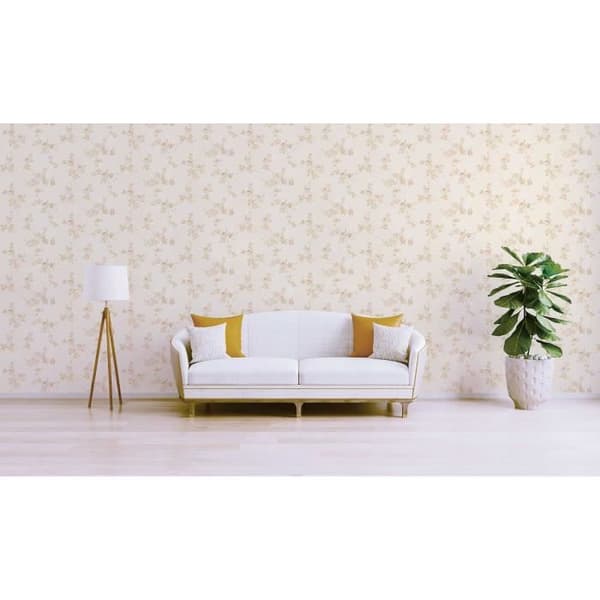 Papper tapet blommor Carlos M1-No.2527 | Non-woven tapet | Brons | Beige | Blommig | Klassisk