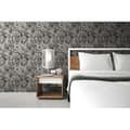 Miniatyrbild 2 av 3: Papper tapet blommor Lenni M1-No.1484 | Non-woven tapet | Grå | Svart | Natur | Blommig