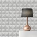 Miniatyrbild 1 av 4: Grafiskt tapet Roberto M1-No.2660 | Non-woven tapet | Grå | Geometrisk | Optisk 3D | Grafisk