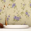Miniatyrbild 1 av 4: Tapet blommor Pino M1-Nej.2940 | Non-woven tapet | Lila | Grön | Blommig | Klassisk