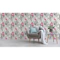 Miniatyrbild 3 av 4: Tapet blommor Valentin M1-No.2978 | Non-woven tapet | Grå | Rosa | Blommig | Natur