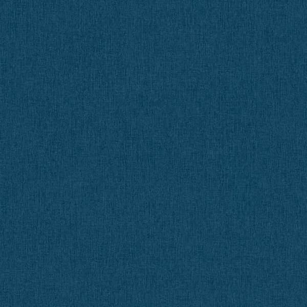 Enfärgad tapet M1-No.3128 | Vävspänt tapet | Blå | Enfärgad