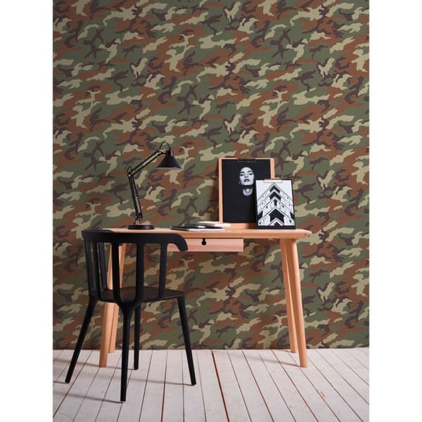 A.S. Creation Boys & Girls 6 369406 papper non-woven med ränder 0.53 m x 10.05 m brun
