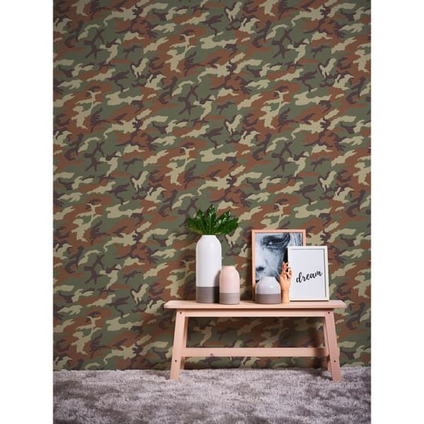 A.S. Creation Boys & Girls 6 369406 papper non-woven med ränder 0.53 m x 10.05 m brun