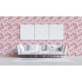 Miniatyrbild 3 av 4: Tapet blommor Valentin M1-No.374 | Non-woven tapet | Rosa | Blommig tapet | Tapet med blommor | Natur