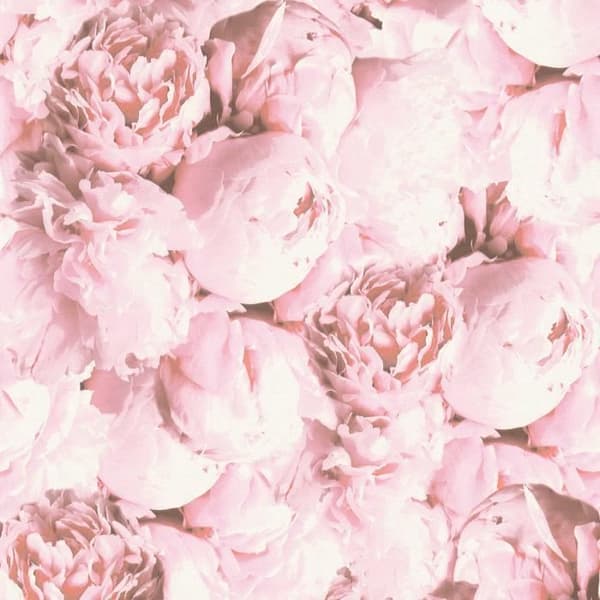 Tapet blommor Valentin M1-No.374 | Non-woven tapet | Rosa | Blommig tapet | Tapet med blommor | Natur