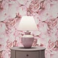 Miniatyrbild 1 av 4: Tapet blommor Valentin M1-No.374 | Non-woven tapet | Rosa | Blommig tapet | Tapet med blommor | Natur