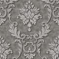Miniatyrbild 4 av 4: Barocktapet Jacopo M1-No.2293 | Non-woven tapet | Silver | Grå | Ornament | Klassisk