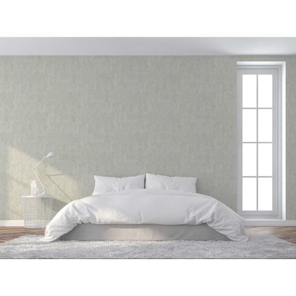 Enfärgad tapet M1-No.2696 | Non-woven tapet | Grå | Enfärgad