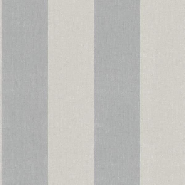 Tapet randig Romeo M1-No.1991 | Non-woven tapet | Grå | Randigt tapet | Creme