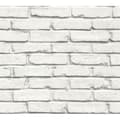 Miniatyrbild 1 av 4: Vit väggpapper i gråvit sten 358562 10,05 x 0,53 meter | Vackra väggar | non-woven tapet med stenutseende