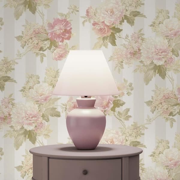 Tapet lantgård Pino M1-No.32 | Non-woven tapet | Grädde | Rosa | Blommigt tapet | Blommig