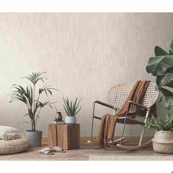 Vinyl tapet med linjär textur Martinique Natural Erismann 10398-02