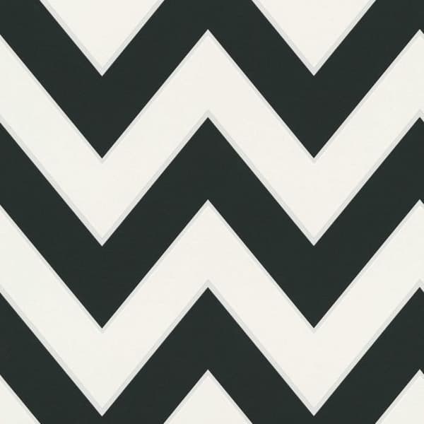Grafiskt papper Tino M1-No.886 | Non-woven tapet | Svart | Vit | Geometrisk | Retro