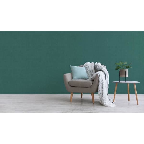 Enfärgat tapet M1-No.2847 | Non-woven tapet | Grön | Enfärgad