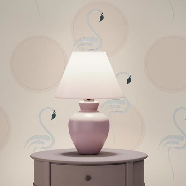 Tapet djur Gino M1-No.2862 | Vinyltapet | Beige | Silver | Flamingo | Natur