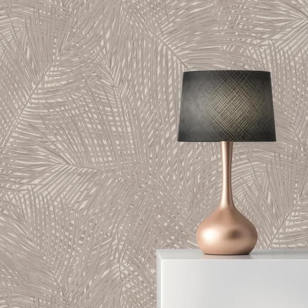 Jungeltapet Ginevra M1-No.3029 | Vinyltapet | Brun | Jungelmönster | Botanisk