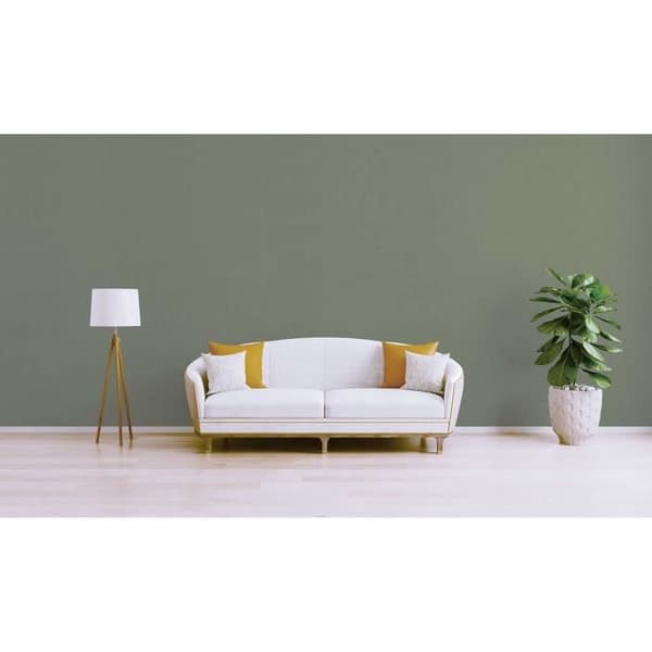 Enfärgad tapet M1-No.2466 | Non-woven tapet | Grön | Enfärgad