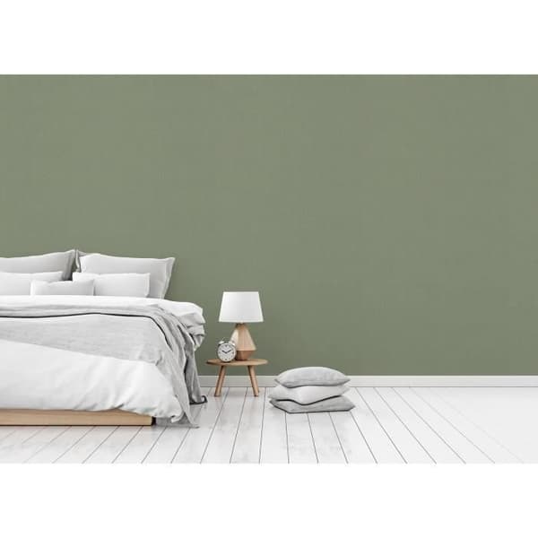 Enfärgad tapet M1-No.2466 | Non-woven tapet | Grön | Enfärgad