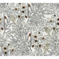 Miniatyrbild 3 av 3: Tapet blommor Lenni M1-No.1479 | Non-woven tapet | Grå | Orange | Blommig | Natur