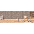 Miniatyrbild 2 av 3: Tapet trä Loris M1-No.1551 | Vinyltapet | Brun | Träbjälkar | Träoptik