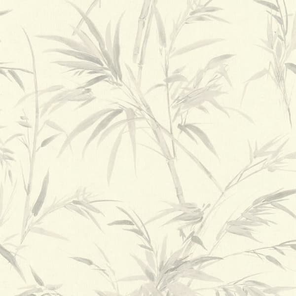 Jungle tapet Matilde M1-No.3053 | Non-vävd tapet | Grå | Djungeloptik | Botanisk | Palmer